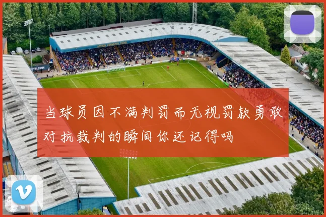当球员因不满判罚而无视罚款勇敢对抗裁判的瞬间你还记得吗